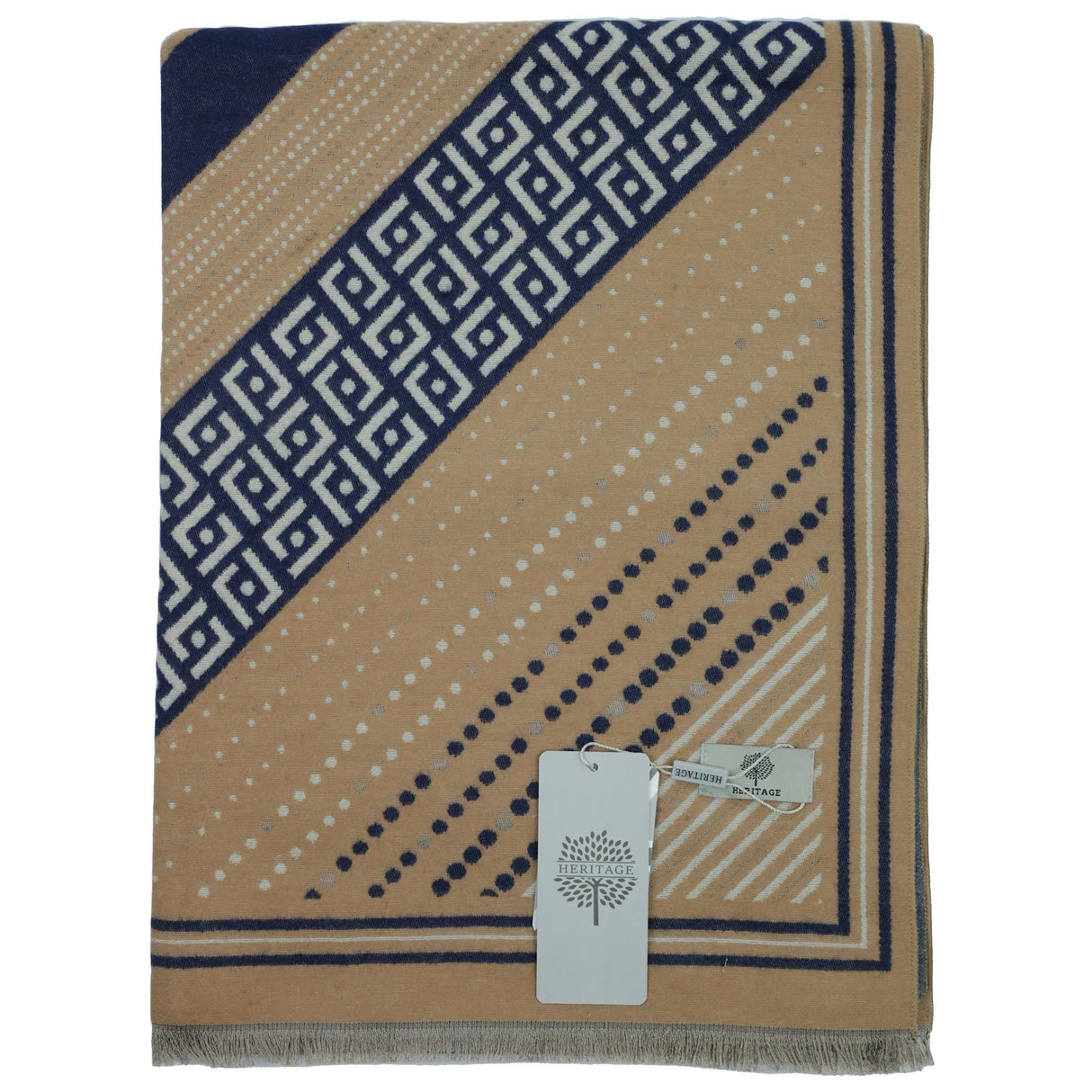 Heritage Warm Cashmere Pashmina Soft Feel Scarve - Aztec - Just £13.99! Shop now at Warwickshire Clothing.