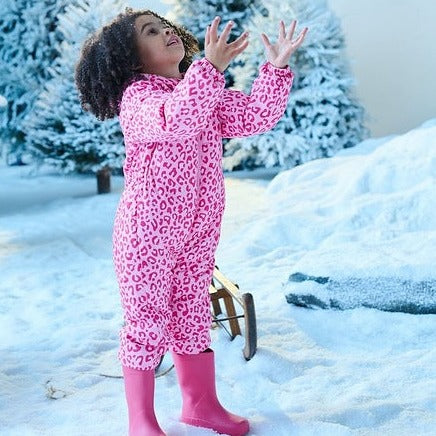 Kids' Penrose Puddle Suit | Doll Pink Animal - Just £19.95! Shop now at Warwickshire Clothing.