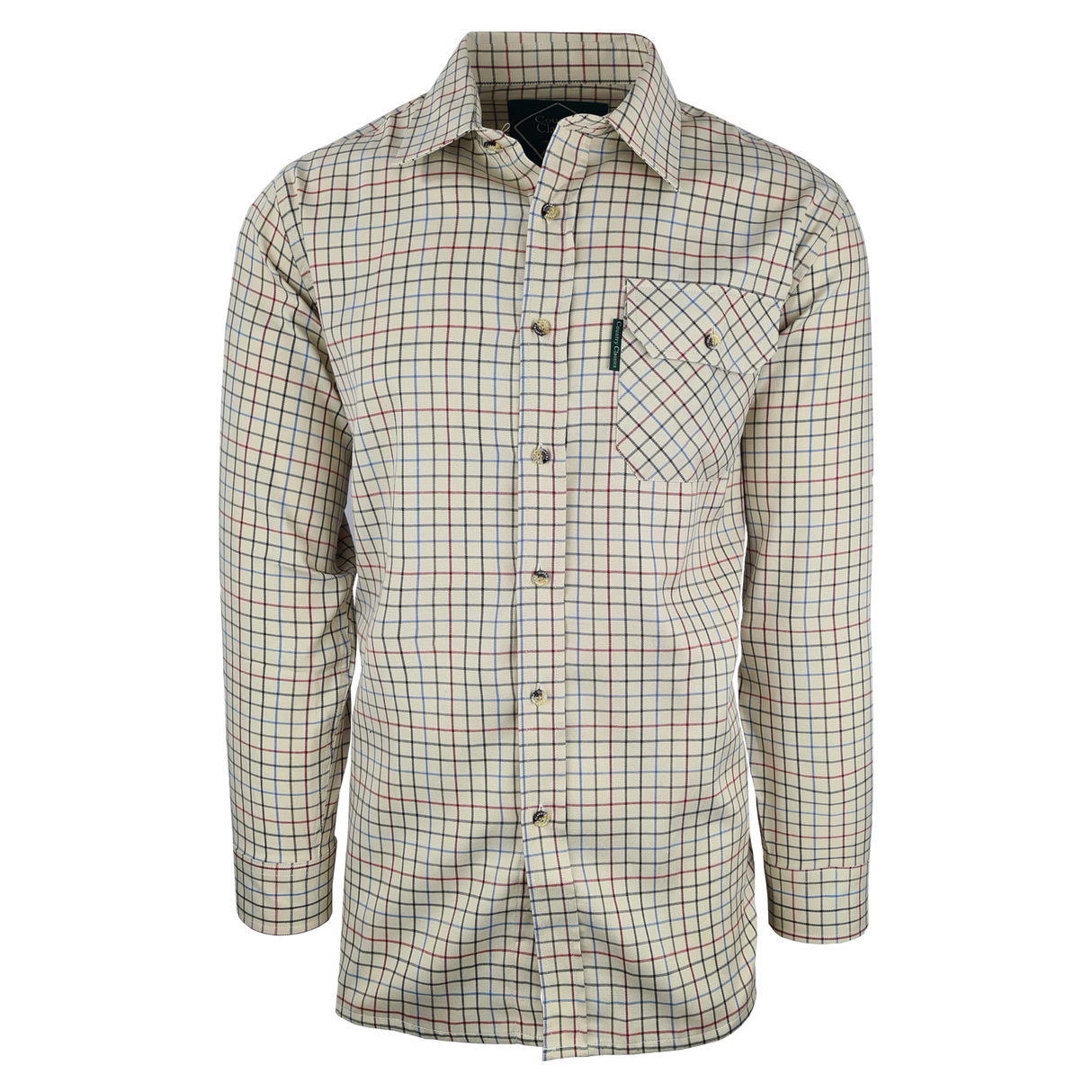 Country Classics Mens Long Sleeve Check Shirt - Burghley Red - Just $18.99! Shop now at Warwickshire Clothing. Free Dellivery.