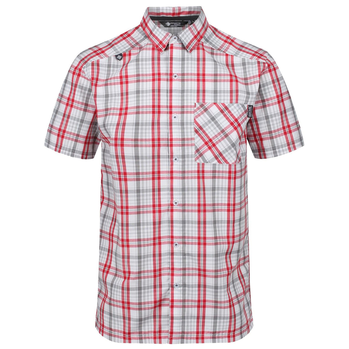 Regatta Mens Mindano V Check Short Sleeve Shirt - Just £14.99! Shop now at Warwickshire Clothing.