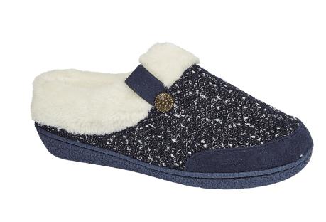 Jo & Joe Women's Winter Warm Fur Luxury Slip-On Mule Booties - Just £16.99! Shop now at Warwickshire Clothing.