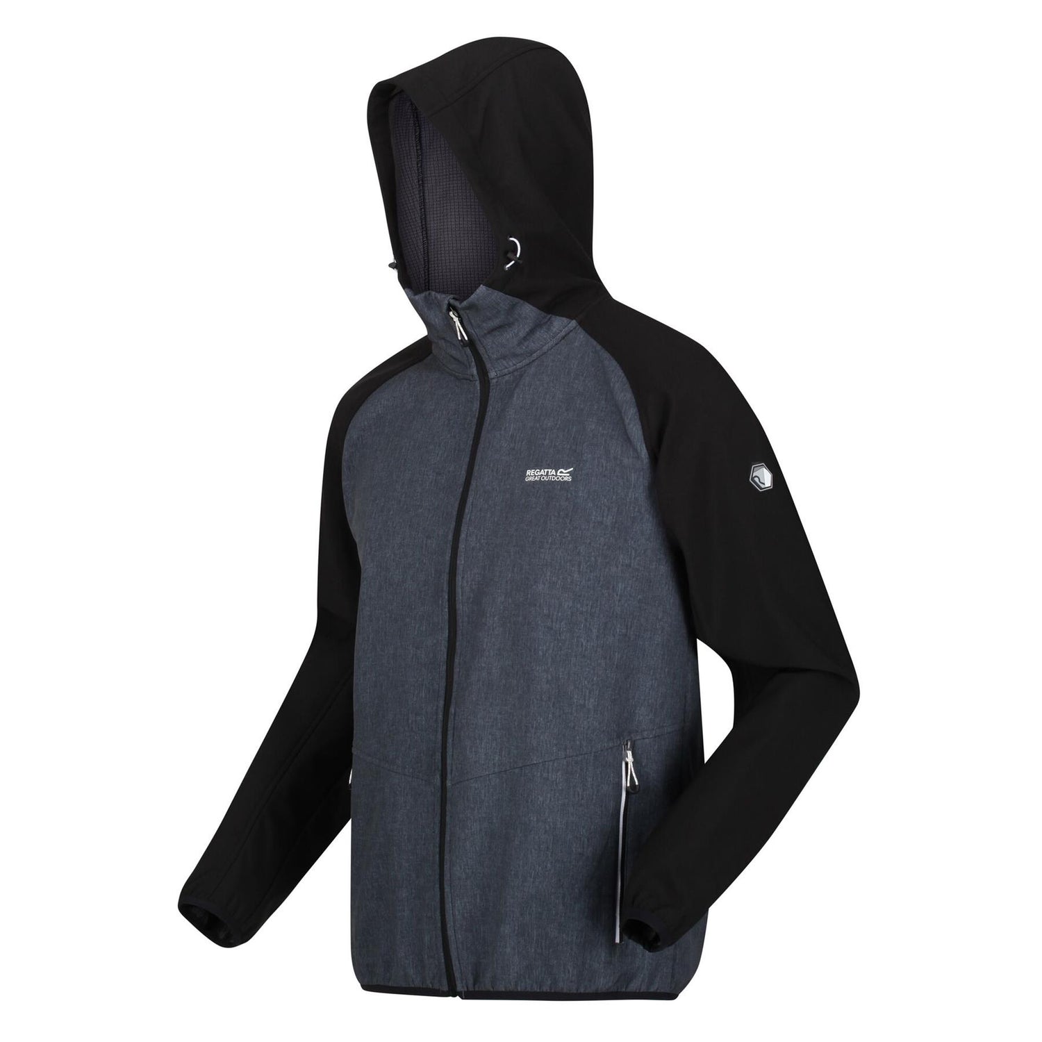Regatta Mens Arec III Outdoor Hooded Softshell Jacket - Just £29.99! Shop now at Warwickshire Clothing.
