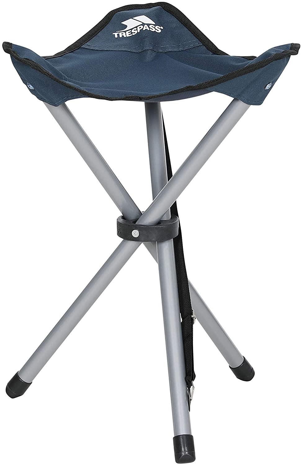 Trespass Ritchie Camping Fishing Folding Tripod Stool Seat Chair + Carrying Bag - Just £9.49! Shop now at Warwickshire Clothing.