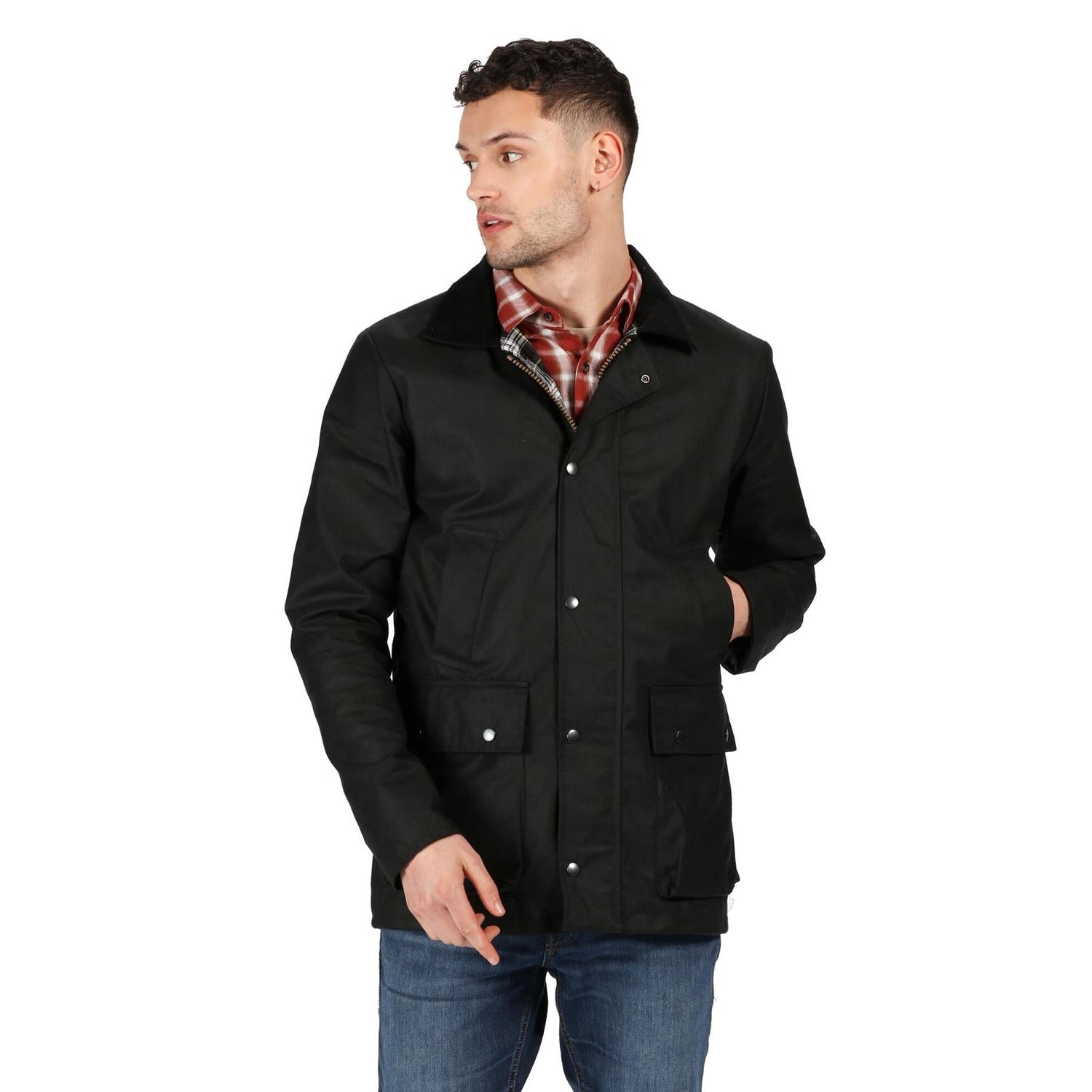 Regatta Mens Country Water Repellent Collared Full Zip Classic Coat - Just £39.99! Shop now at Warwickshire Clothing.
