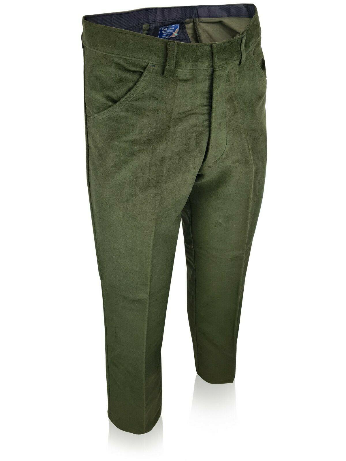 Hazy Blue Mens Moleskin Heavy Weight Stretch Trousers - Just £39.99! Shop now at Warwickshire Clothing.