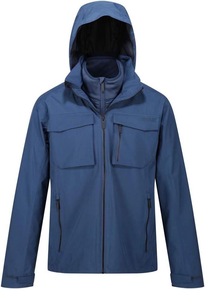 Regatta Mens Shrigley 3 In 1 Waterproof Insulated Hooded Walking Jacket - Just £59.99! Shop now at Warwickshire Clothing.