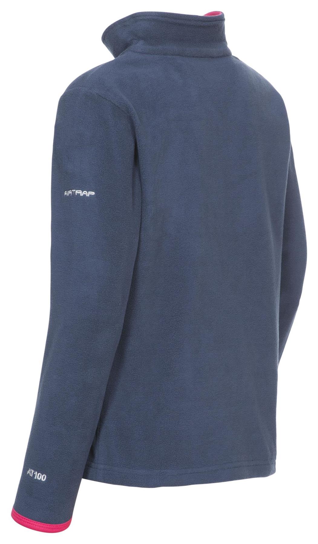 Trespass Womens Sybil Knitted Polyester Half Zip Micro Fleece Jacket - Just £8.99! Shop now at Warwickshire Clothing.