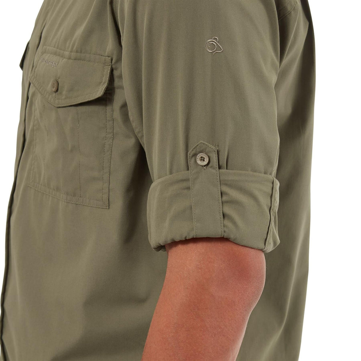 Craghoppers Mens New Kiwi Long Sleeved Shirt Walking Nosi Defence Travel - Just £29.99! Shop now at Warwickshire Clothing.