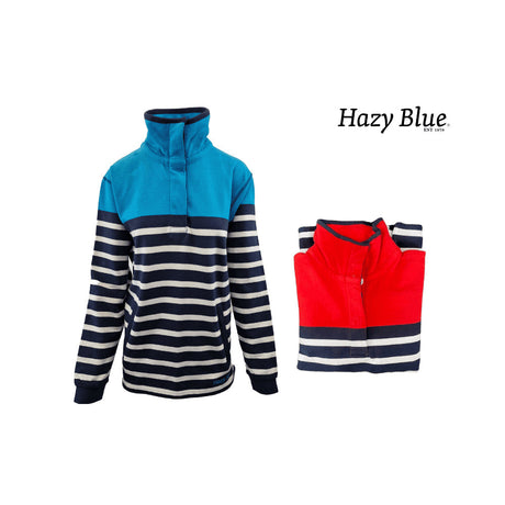 Hazy Blue Womens Pullover Sweatshirts - Tasha - Just $29.99! Shop now at Warwickshire Clothing. Free Dellivery.
