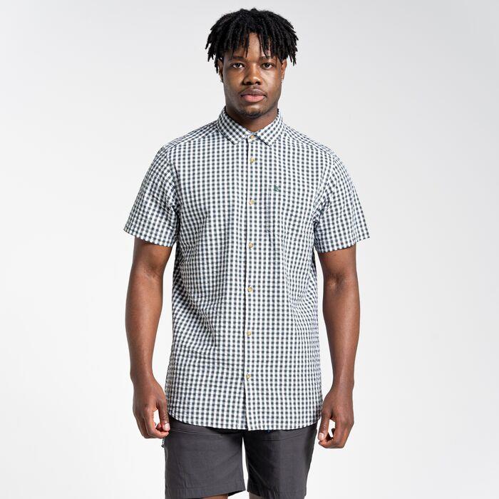 Craghoppers Mens Centro Short Sleeve Cotton Crinkle Walking Shirt - Just £18.99! Shop now at Warwickshire Clothing.