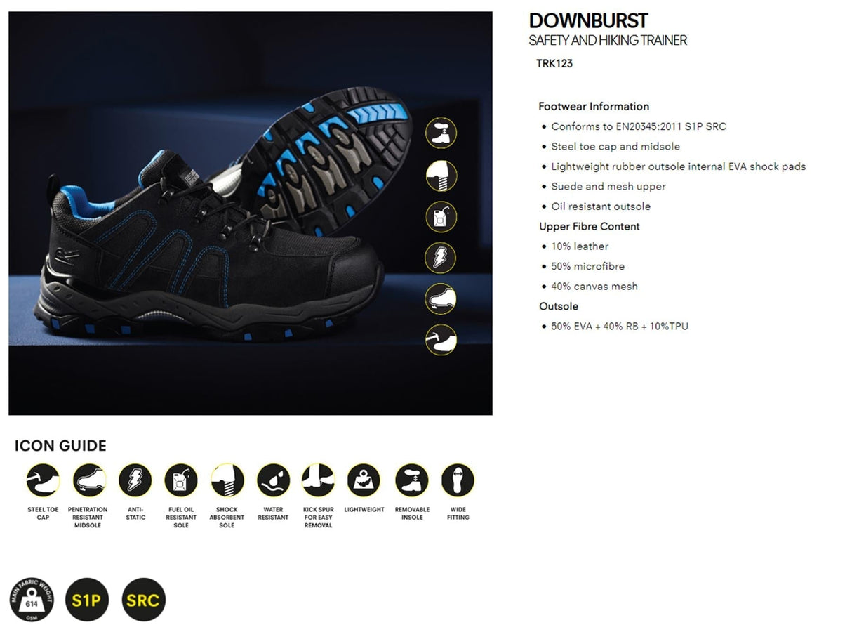 Regatta Mens Work Safety Protective Shoes Steel Toe Boots Workwear - Just £32.99! Shop now at Warwickshire Clothing.