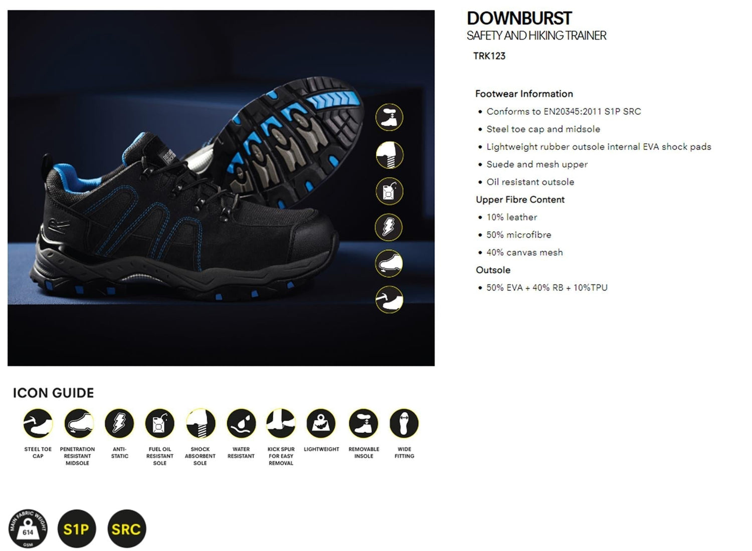 Regatta Mens Work Safety Protective Shoes Steel Toe Boots Workwear - Just £32.99! Shop now at Warwickshire Clothing.