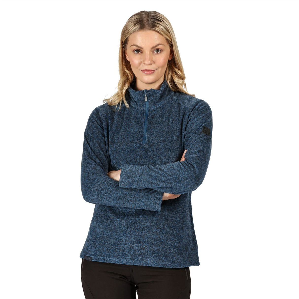 Regatta Womens Pimlo Half Zip Velour Fleece Sweater Pullover Jumper - Just £14.49! Shop now at Warwickshire Clothing.