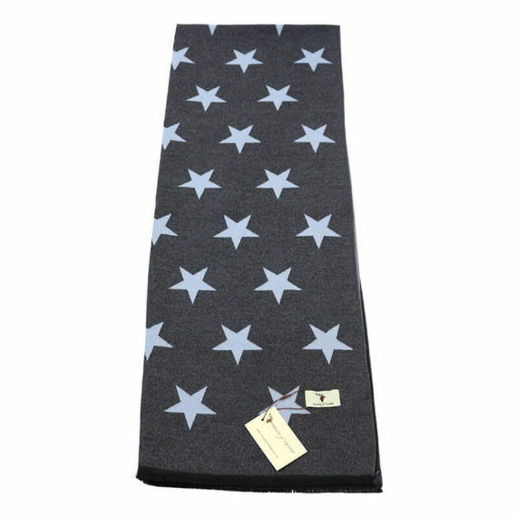 House of Tweed Star Pattern Luxury Ladies Scarf Womens Scarves Nature Warm - Just £12.99! Shop now at Warwickshire Clothing.