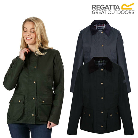 Regatta Women's Country Wax Jacket - Just £49.99! Shop now at Warwickshire Clothing.