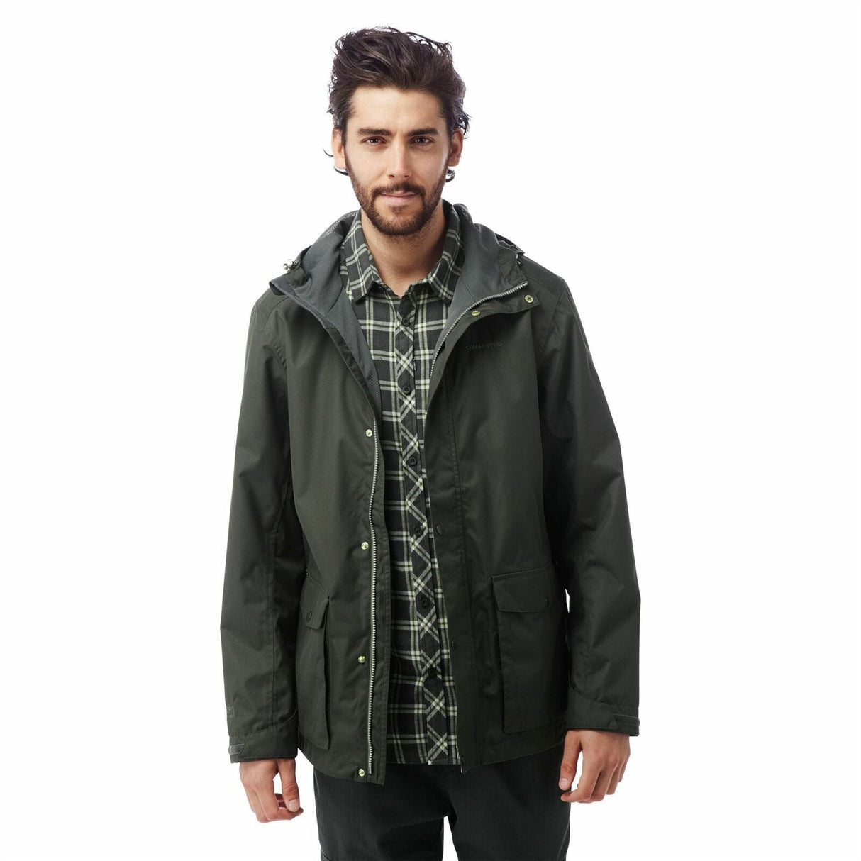 Craghoppers Mens Classic Kiwi Waterproof Jacket With 7 Pockets - Just £59.99! Shop now at Warwickshire Clothing.