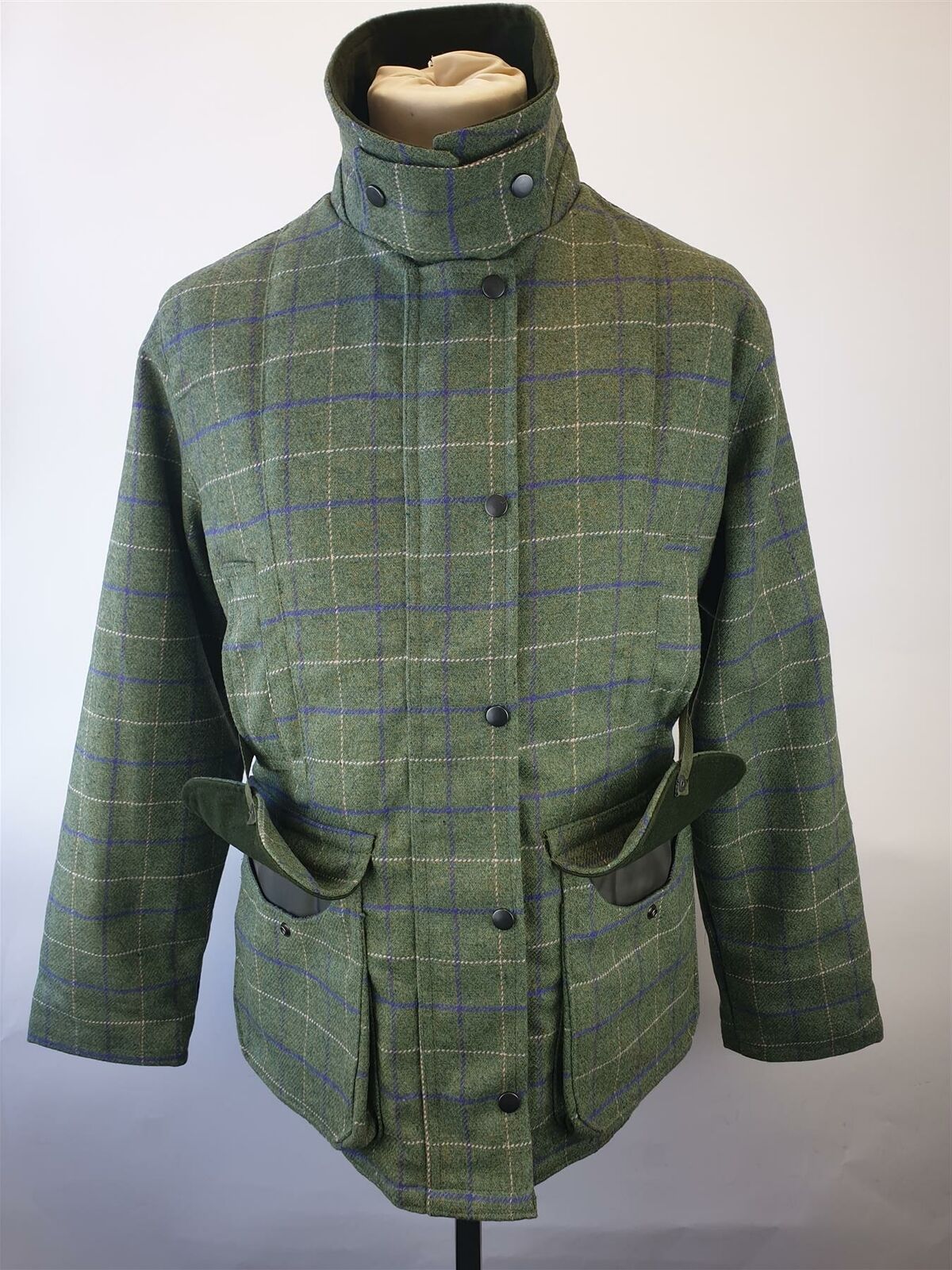 Saddle Womens Waterproof Check Tweed Hunting Shooting Jacket - Just £89.99! Shop now at Warwickshire Clothing.