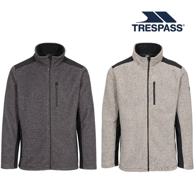 Trespass Mens Faratino Full Zip Knitted Fleece Insulated Jacket - Just £29.99! Shop now at Warwickshire Clothing.
