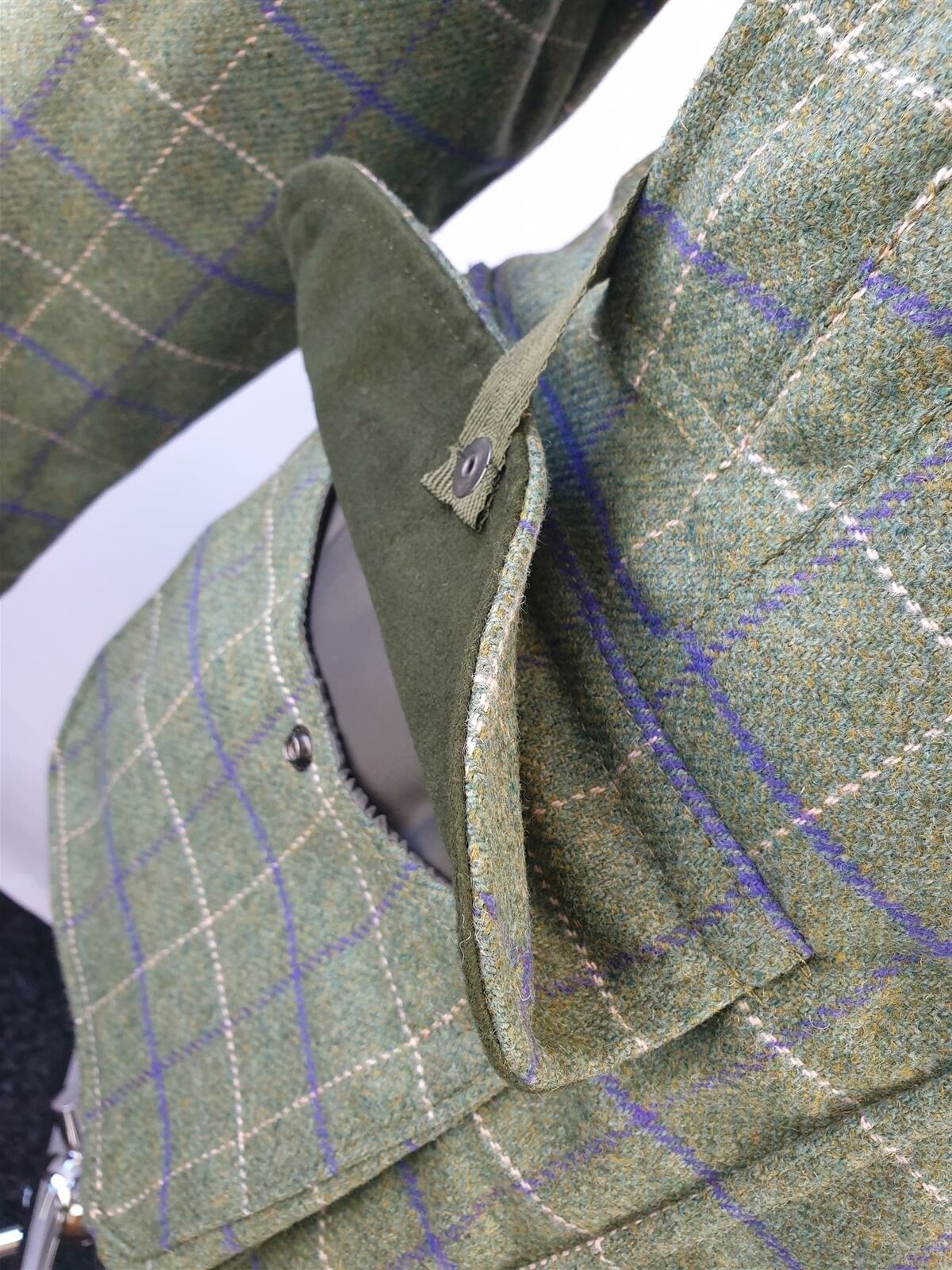 Saddle Womens Waterproof Check Tweed Hunting Shooting Jacket - Just £89.99! Shop now at Warwickshire Clothing.