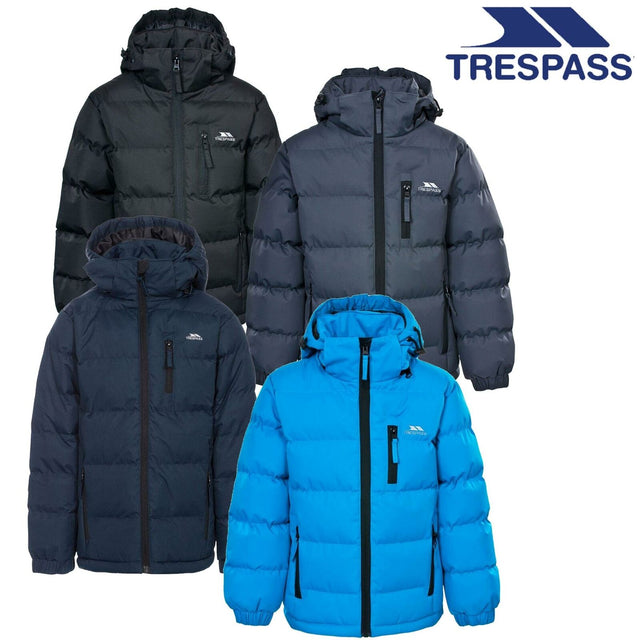 Trespass Tuff Boys Padded Puffa Jacket - Just £27.99! Shop now at Warwickshire Clothing.