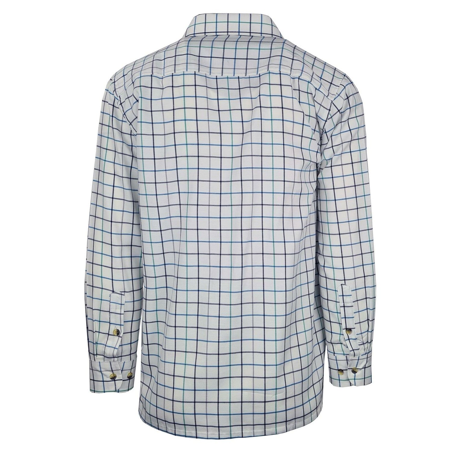 Country Classics Mens Long Sleeve Country Check Shirt - Blenheim Teal - Just £18.99! Shop now at Warwickshire Clothing.