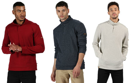 Regatta Mens Theon Fleece Sweatshirt Jumper - Just £14.95! Shop now at Warwickshire Clothing.