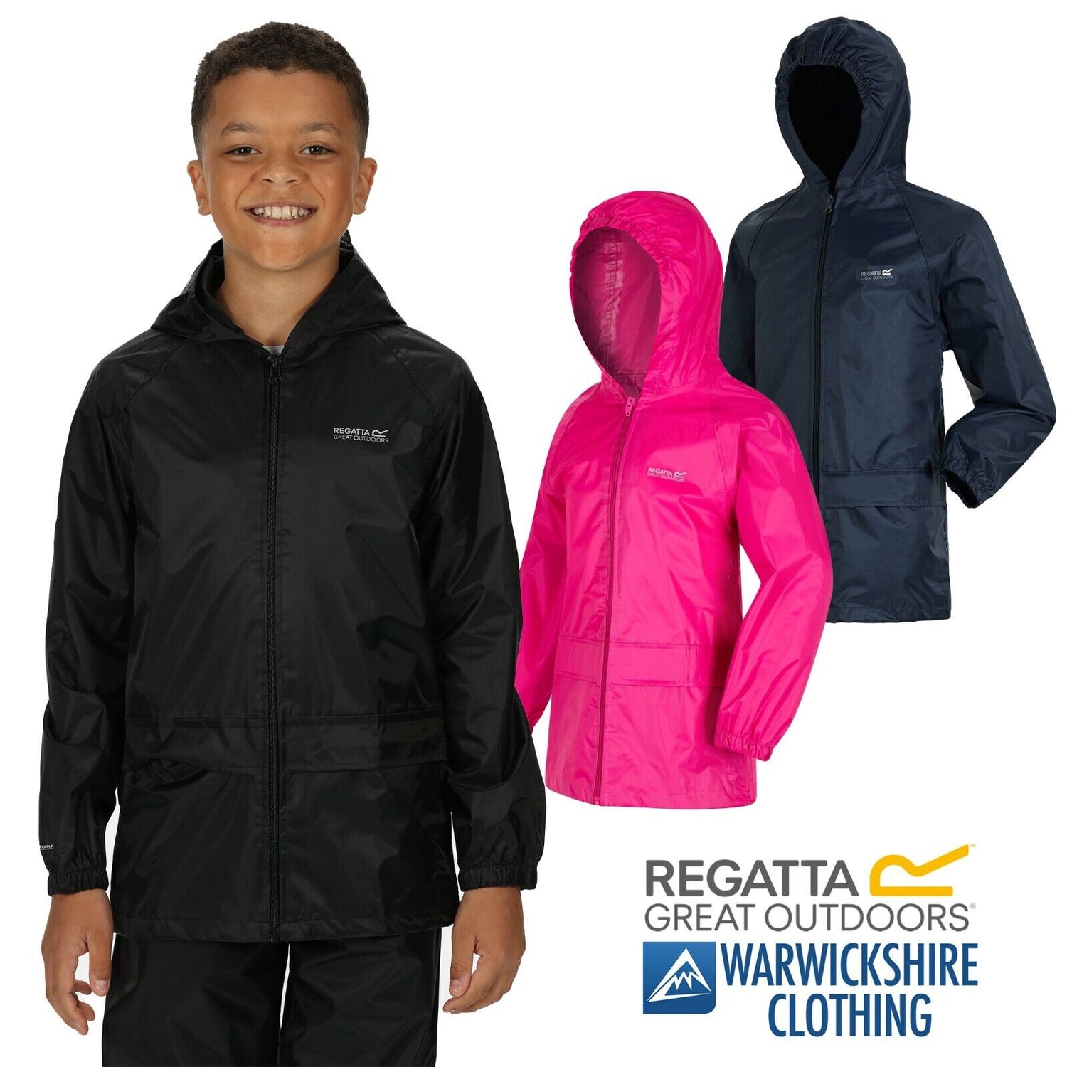 Regatta Kids Stormbreak Waterproof Jacket - Just £10.99! Shop now at Warwickshire Clothing.