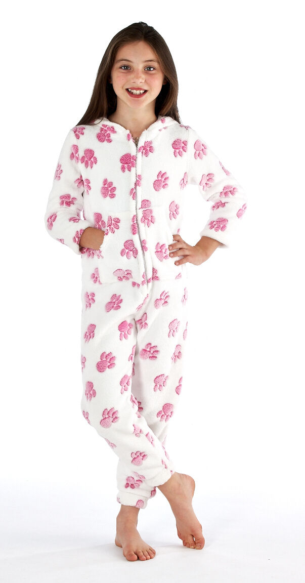 Childrens Onezee Dog Cow In One Pyjamas Full Suite Animal Sleepwear Girls Boys - Just £12.99! Shop now at Warwickshire Clothing.