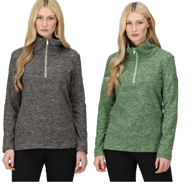 Regatta Womens Kizmit Honeycomb Half Zip Fleece Jacket - Just £21.99! Shop now at Warwickshire Clothing.