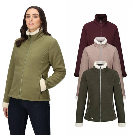 Regatta Womens Brandall Full Zip Heavyweight Fleece Jacket - Just £32.99! Shop now at Warwickshire Clothing.