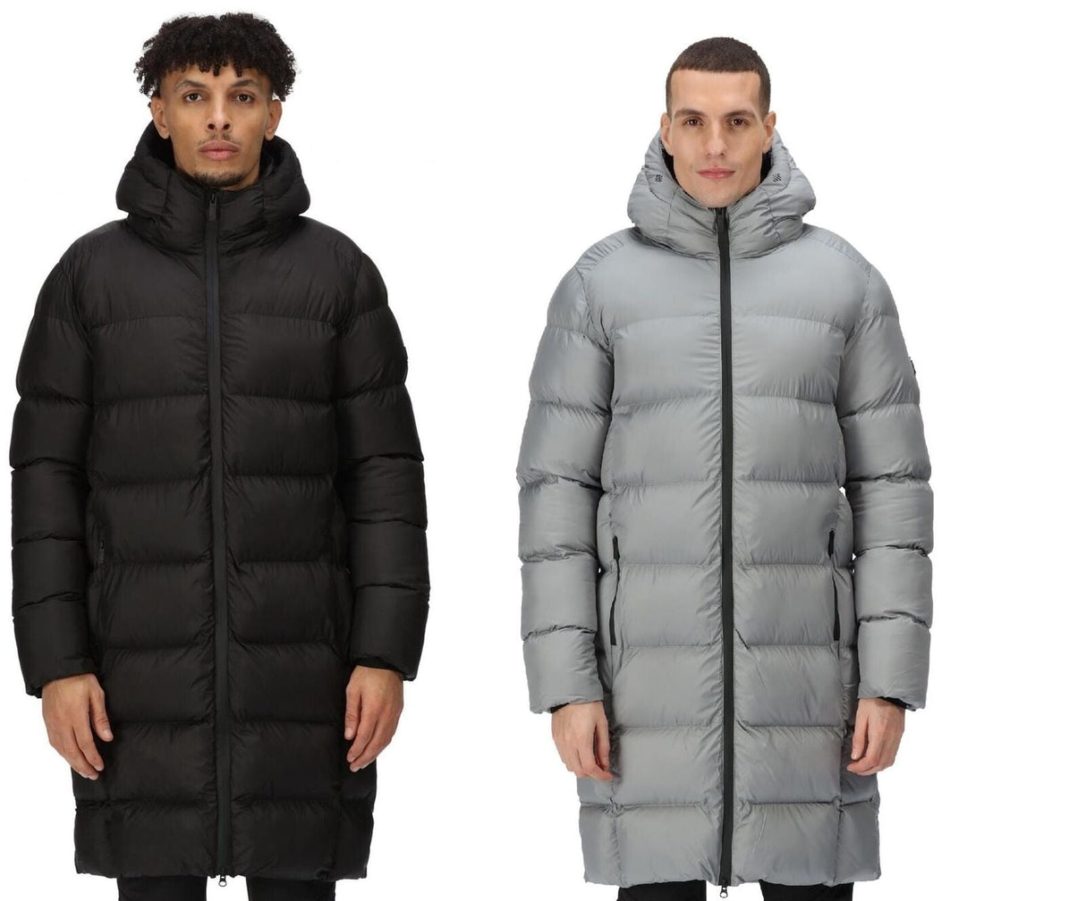 Regatta Mens Hallin Water Repellent Hooded Quilted Coat - Just £54.99! Shop now at Warwickshire Clothing.