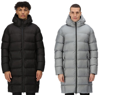 Regatta Mens Hallin Water Repellent Hooded Quilted Coat - Just £54.99! Shop now at Warwickshire Clothing.