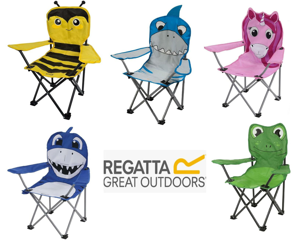 Regatta Kids Camping Lightweight Folding Chair - Ideal for Boys and Girls - Just £17.99! Shop now at Warwickshire Clothing.