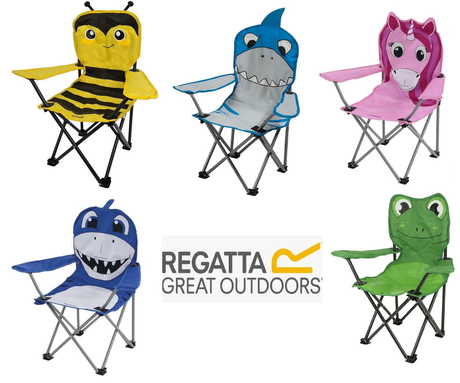 Regatta Kids Camping Lightweight Folding Chair - Ideal for Boys and Girls - Just £17.99! Shop now at Warwickshire Clothing.