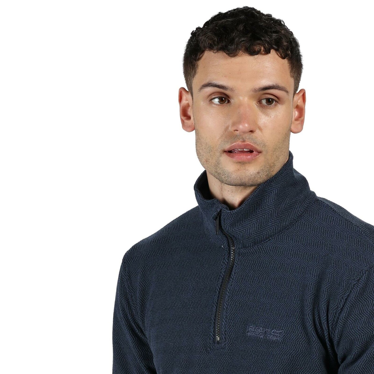 Regatta Mens Elgor II Half Zip Long Sleeved Jumper Pullover - Just £16.99! Shop now at Warwickshire Clothing.