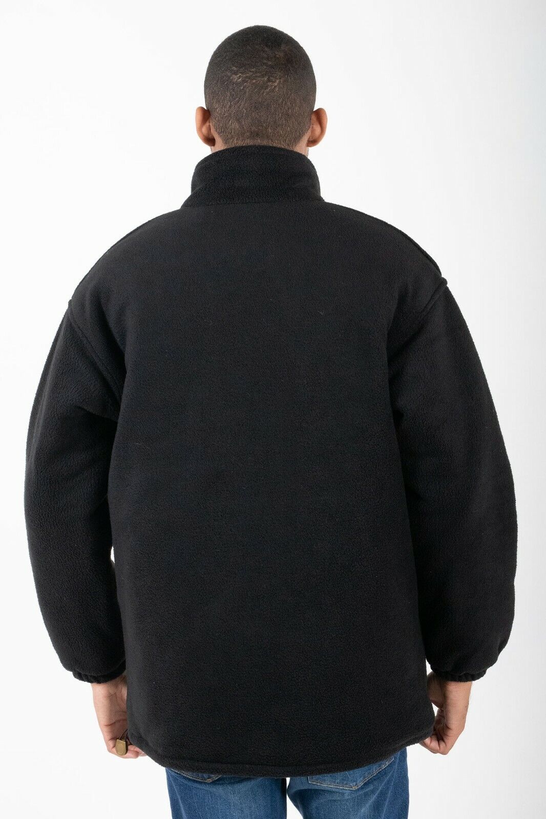 Hazy Blue Unisex Warm Quilted Padded Anti Pill Fleece Jacket - Just £29.99! Shop now at Warwickshire Clothing.