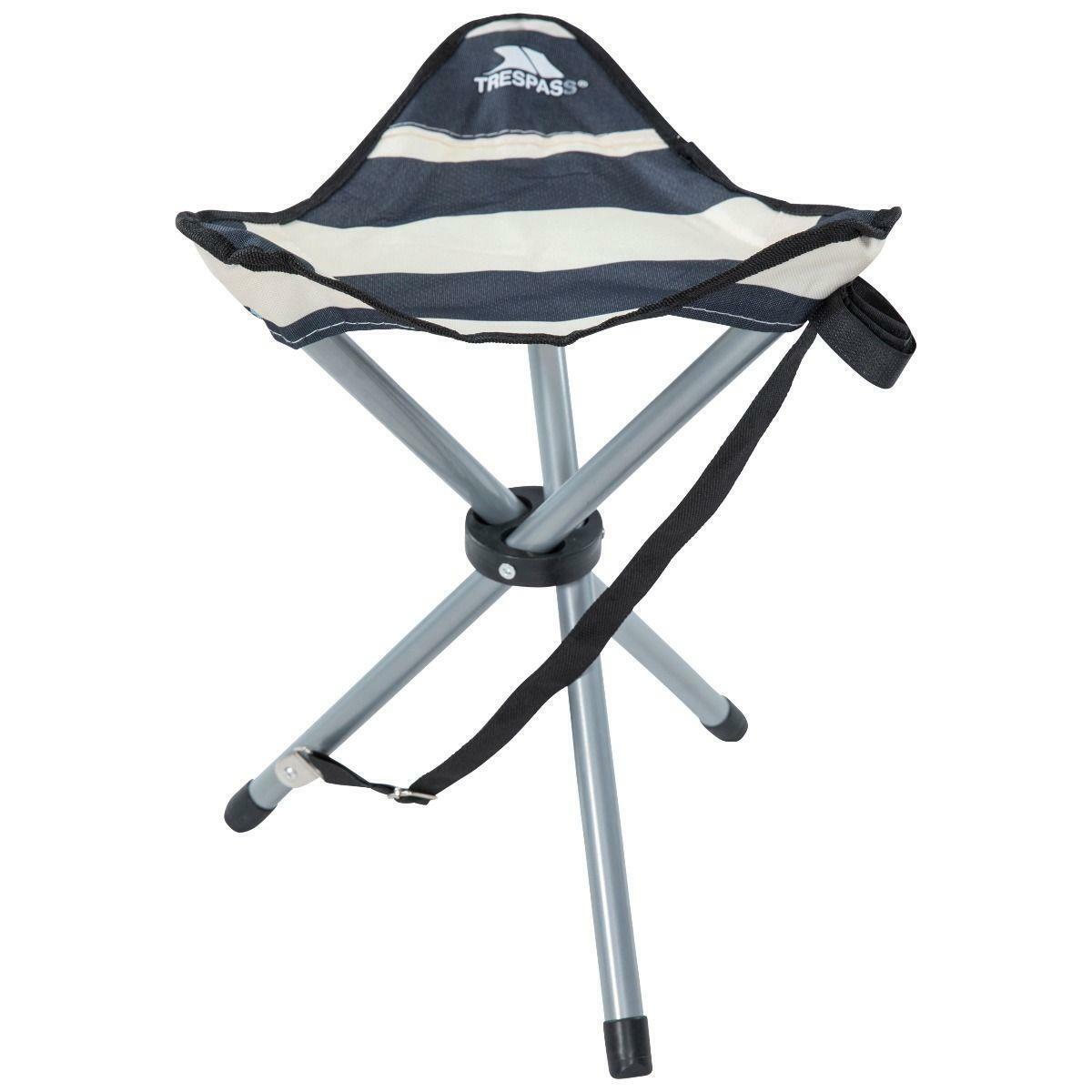 Trespass Ritchie Camping Fishing Folding Tripod Stool Seat Chair + Carrying Bag - Just £9.49! Shop now at Warwickshire Clothing.