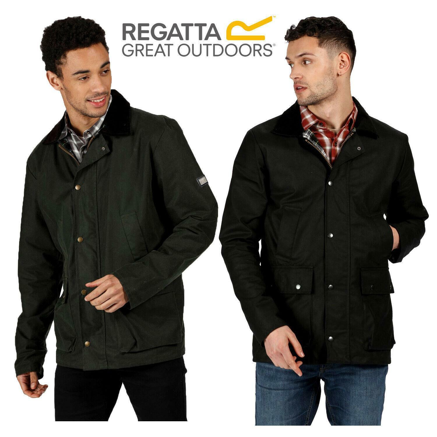 Regatta Mens Country Water Repellent Collared Full Zip Classic Coat - Just £39.99! Shop now at Warwickshire Clothing.