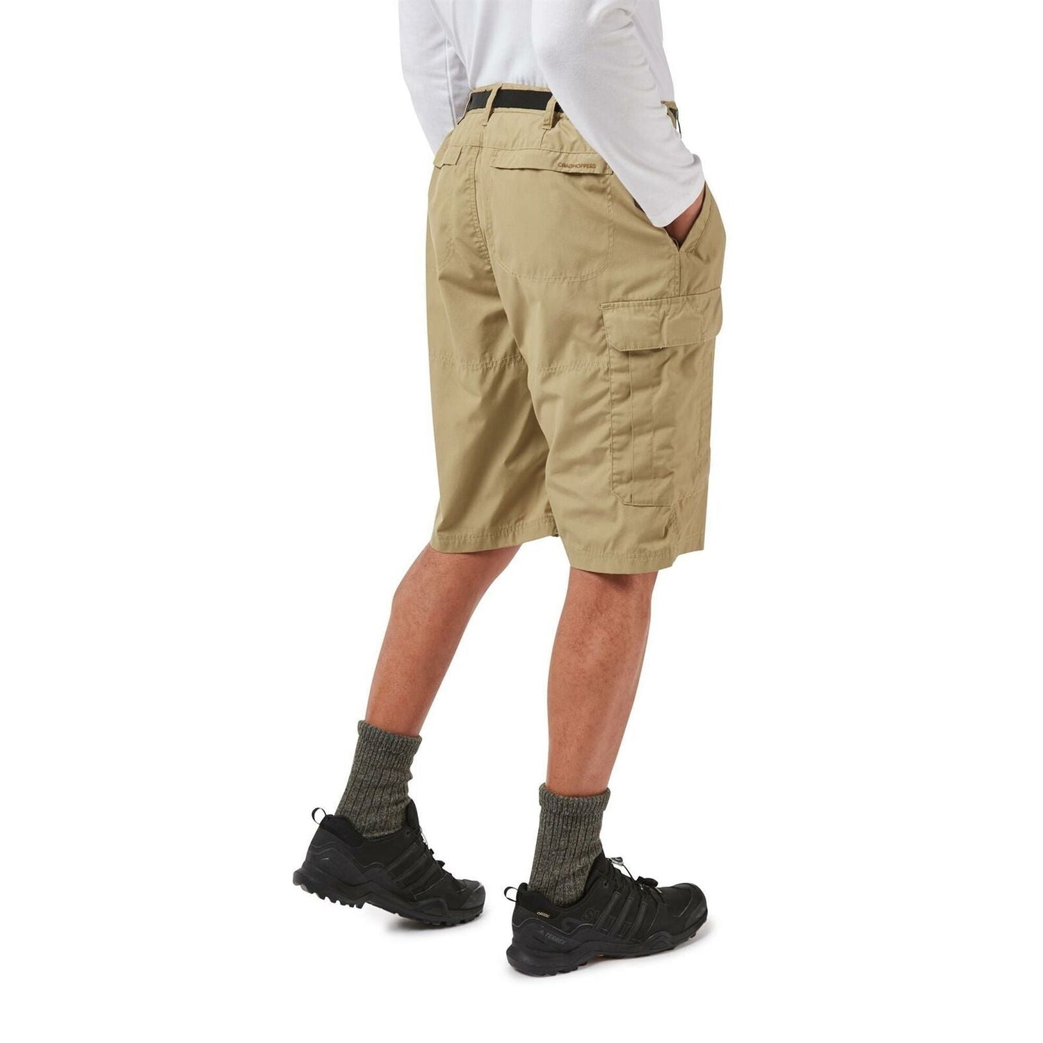 Craghoppers Mens Kiwi Pro Long Shorts With Zipped Pockets - Just £26.99! Shop now at Warwickshire Clothing.