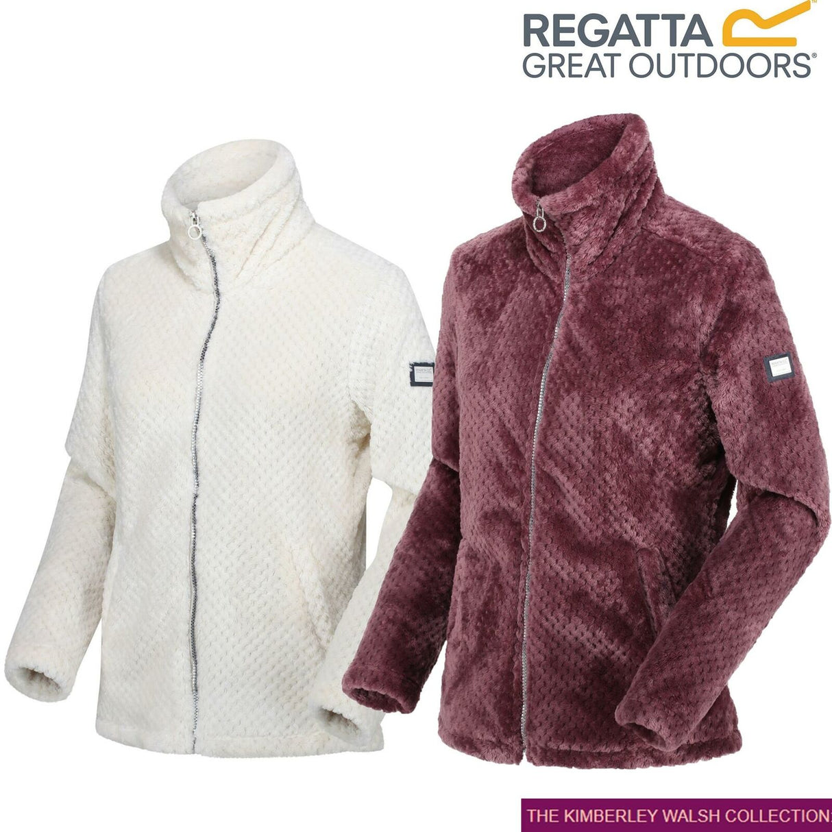 Regatta Womens Hermilla Full Zip Velour Fluffy Fleece Sweater Jacket - Just £29.99! Shop now at Warwickshire Clothing.