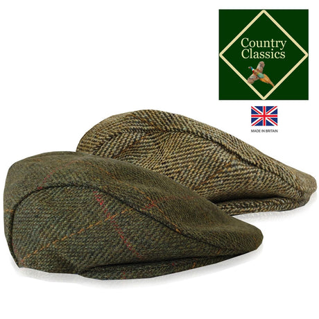 Country Classics Traditional Kids Flat Peaky Tweed Cap - Just $15.99! Shop now at Warwickshire Clothing. Free Dellivery.