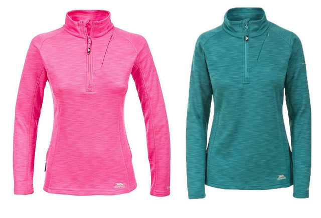 Trespass Womens Fairford Fleece Half Zip Pullover Jumper - Just £24.99! Shop now at Warwickshire Clothing.