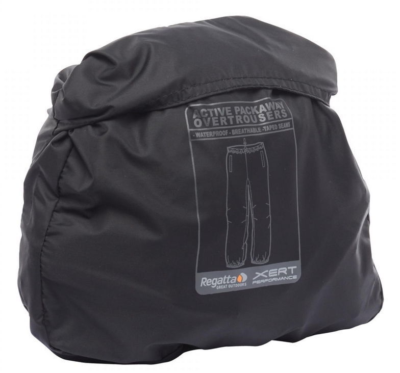 Regatta Active Packaway Waterproof Breathable Over Trousers with Pocket Bag - Just £24.99! Shop now at Warwickshire Clothing.