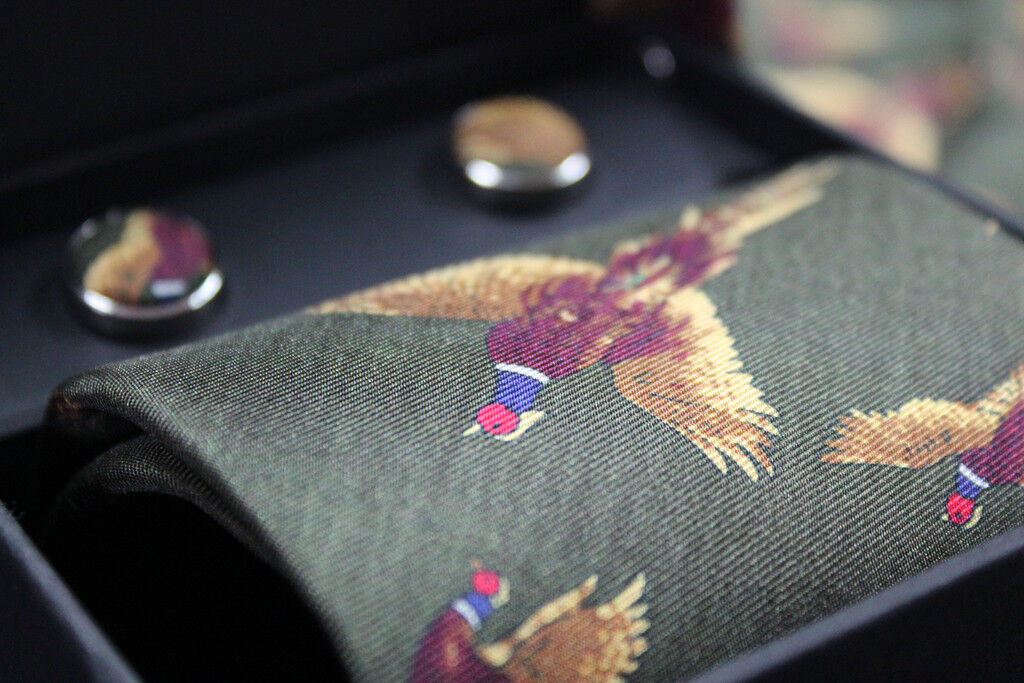Country Classics Oxford Blue Mens Tie - Just £11.99! Shop now at Warwickshire Clothing.
