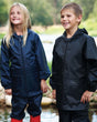 Regatta Kids Navy Stormbreak Jacket & Trousesr Waterproof Suit - Just £19.99! Shop now at Warwickshire Clothing.