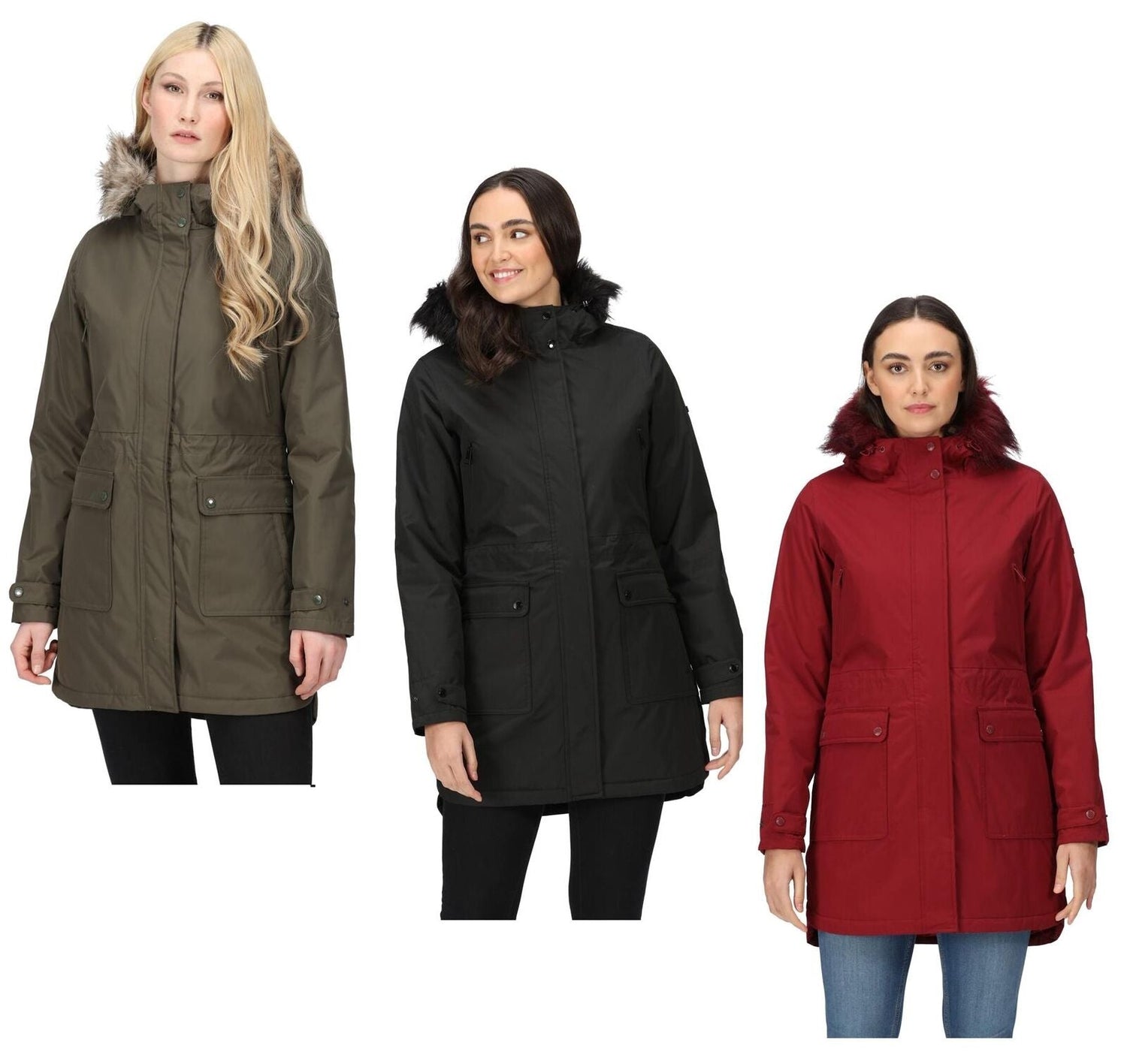 Regatta Womens Sabinka Fur Trim Waterproof Insulated Parka Coat - Just £39.99! Shop now at Warwickshire Clothing.