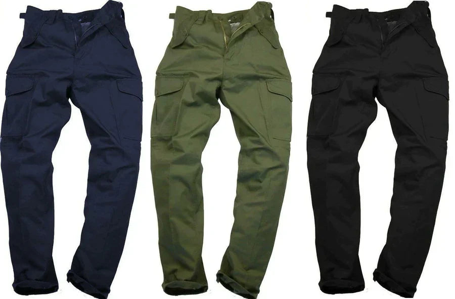 Blue Castle Mens Combat Cargo Work Trousers Long Leg - Just £17.99! Shop now at Warwickshire Clothing.