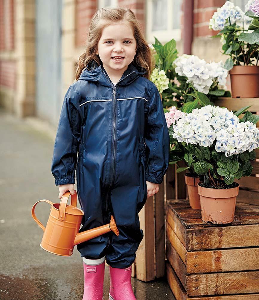 Regatta Kids Rain All in One Waterproof Suit - Just £12.99! Shop now at Warwickshire Clothing.