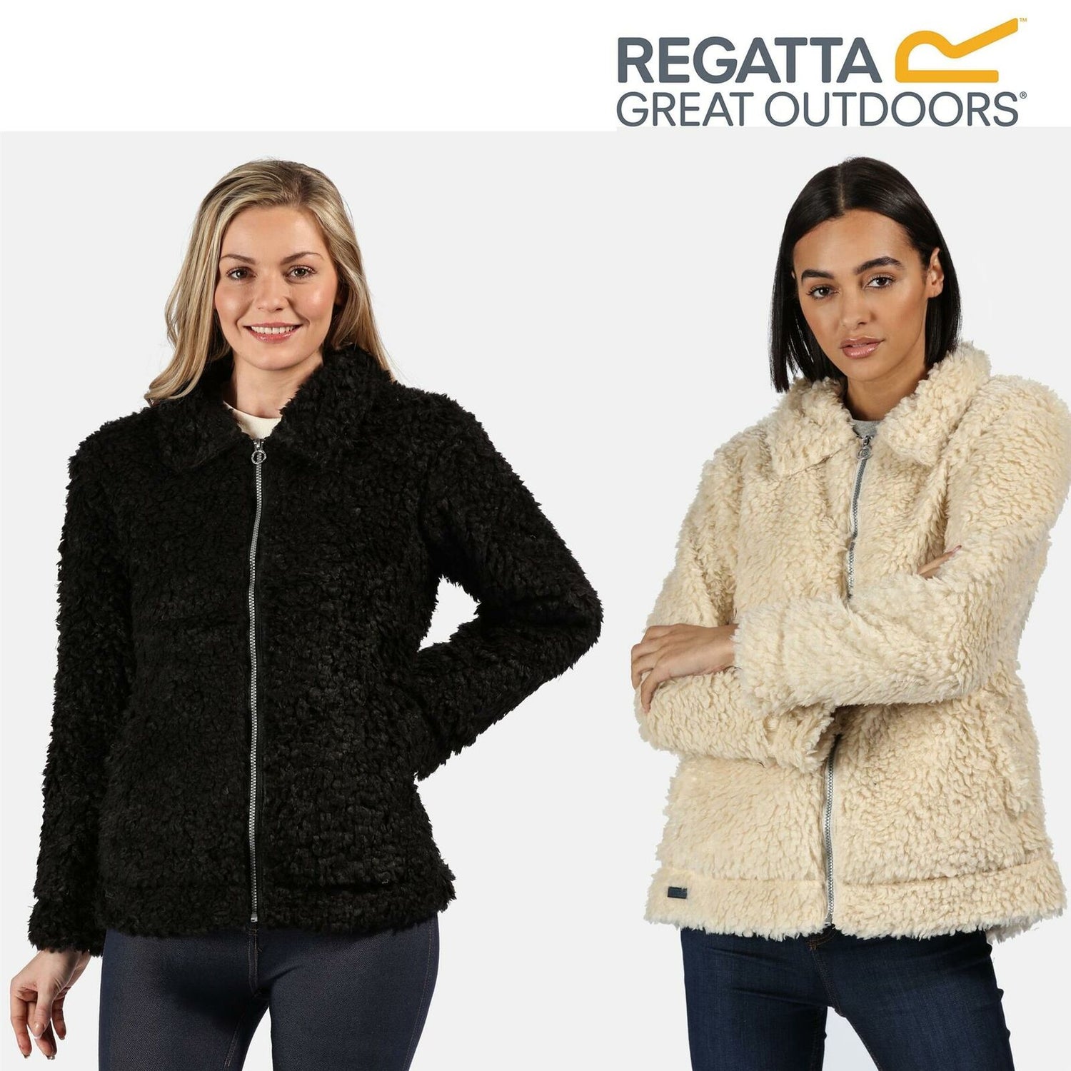 Regatta Womens Akasha Full Zip Fluffy Fleece - Just £29.99! Shop now at Warwickshire Clothing.