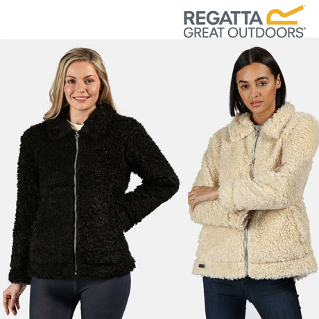Regatta Womens Akasha Full Zip Fluffy Fleece - Just £29.99! Shop now at Warwickshire Clothing.